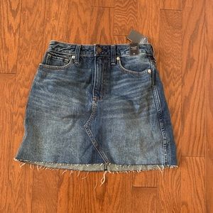 Abercrombie and Fitch high waisted denim skirt